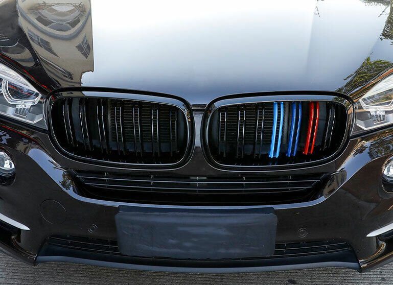 ABS 3-Color Front Bumper Center Hood Grill Mesh Trim For 2014-2018 for BMW X5 F15 X6