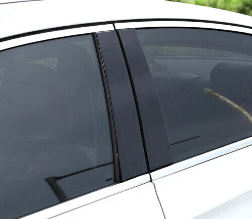 for Buick Regal 17-2020 Piano Black Pillar Posts Door Window Molding Strip Trims