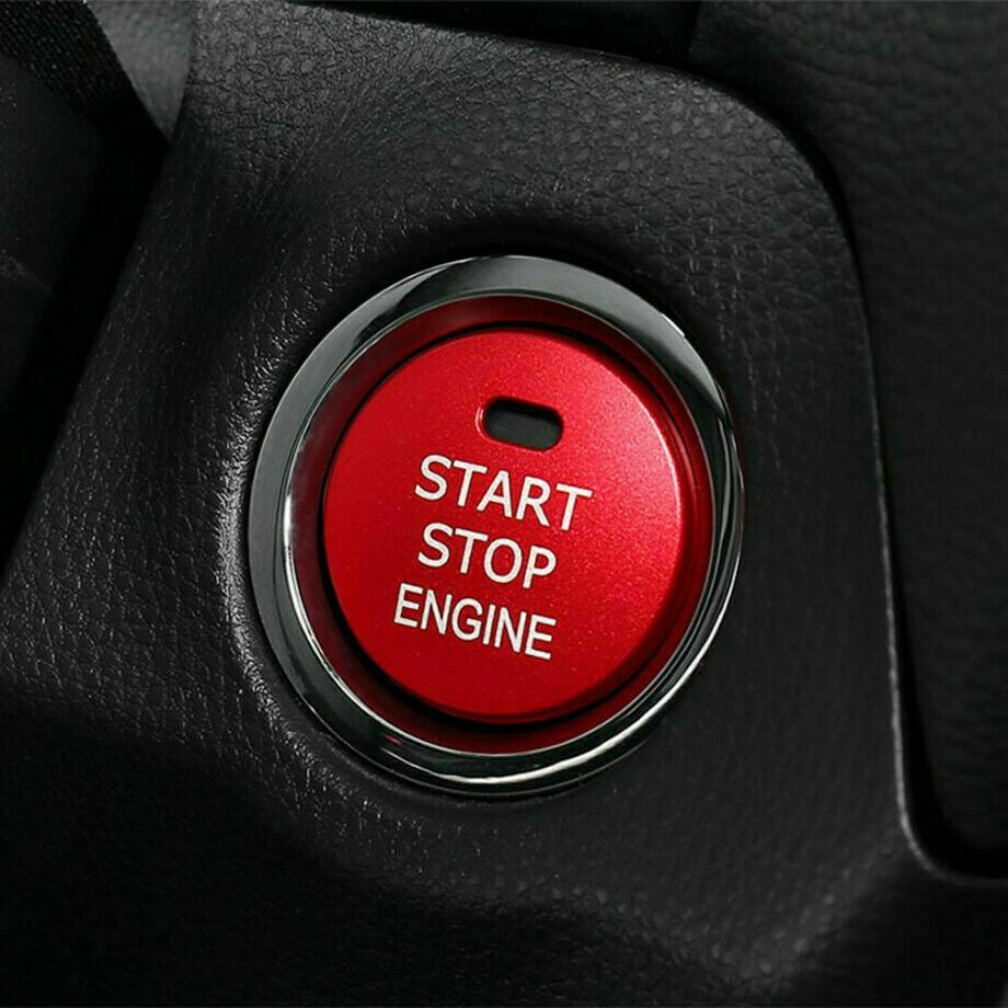 for Toyota Highlander 2020-2023 Red Start Stop Button Ignition Switch Cover Trim