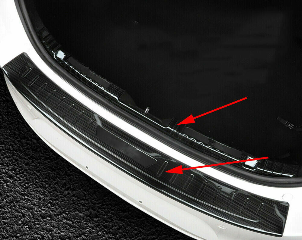Rear Door Plate for Mazda CX-30 CX30 2020-2022 Bumper Cover Bar Sill Scuff 2Pcs