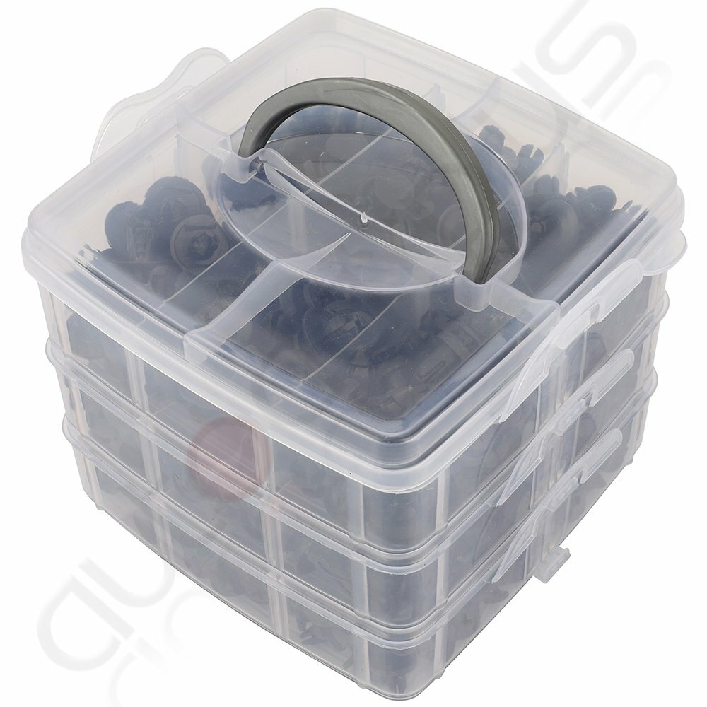 620 Pcs Auto Car Body Plastic Push Pin Rivet Fasteners Trim Panel Moulding Clips
