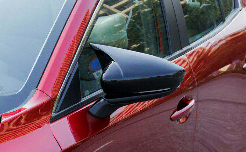 for mazda 6 atenza 2018-2019 Bright black ox horn side door mirror cover trims
