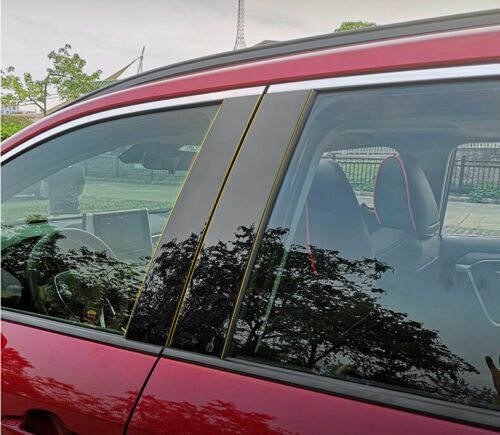for Toyota RAV4 2019-2024 Black Door BC Pillar Post Mirror Plate Molding Trim10
