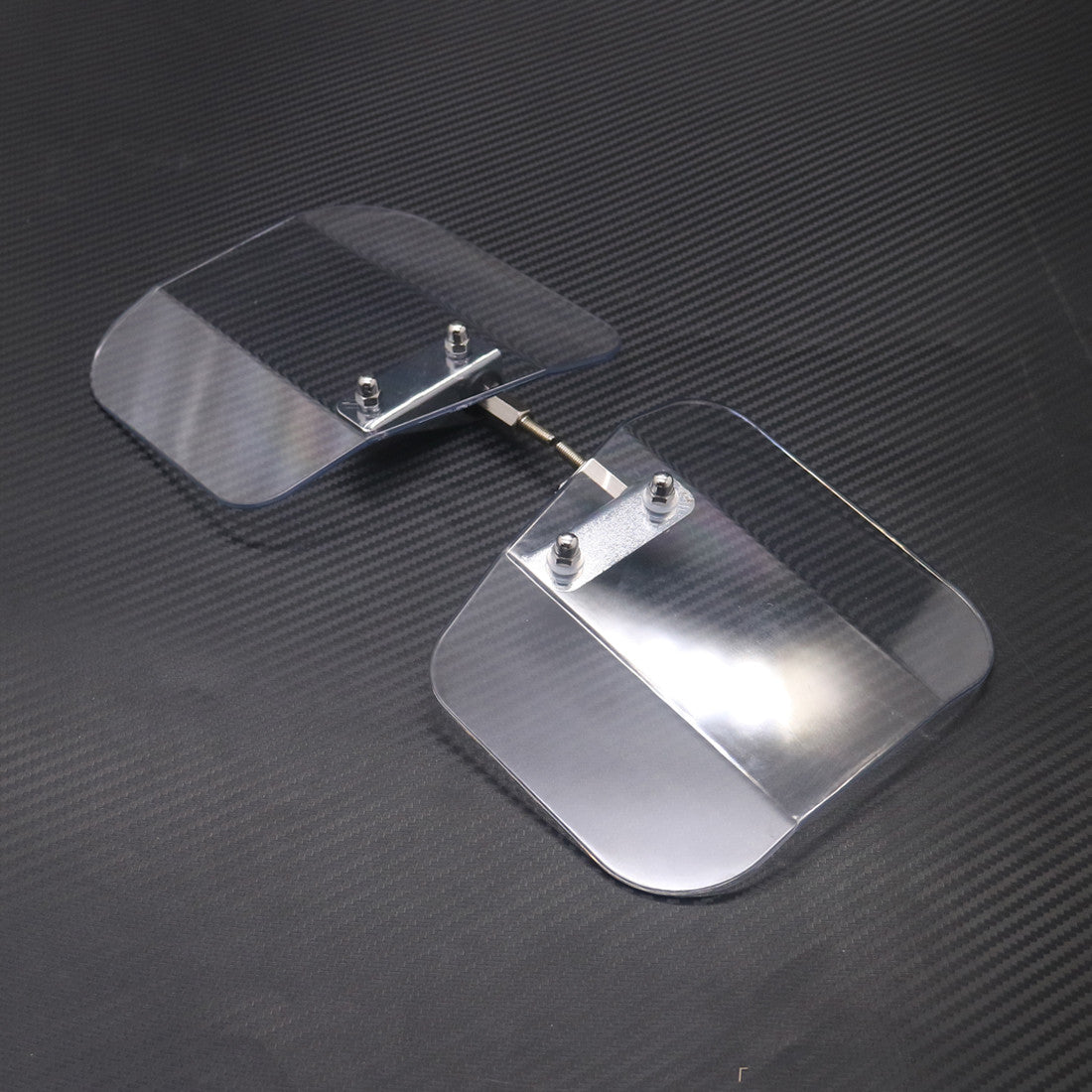 Clear Air Wing Deflector Windshield Mirror Mount for Honda Goldwing 1800 F6B Q