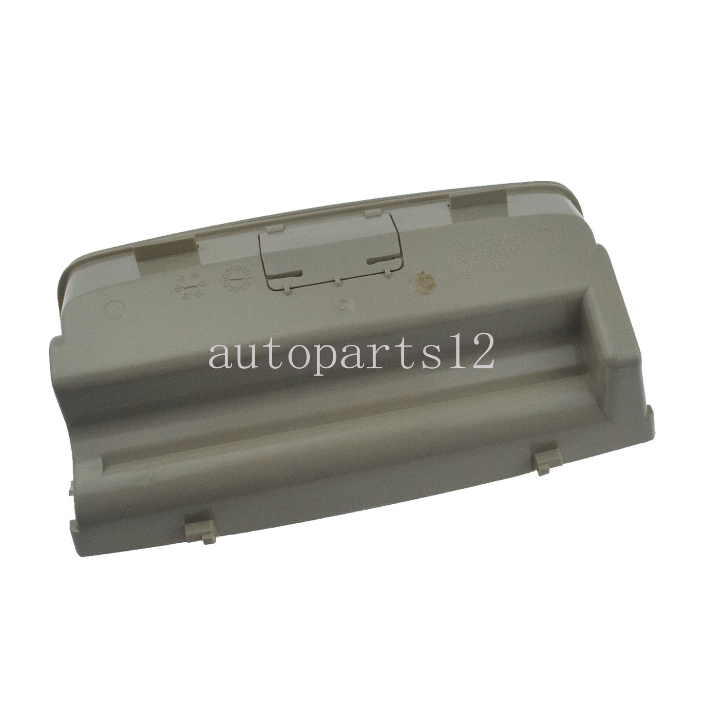 Sunglasses case holder storage box beige suitable for Tiguan for Passat CC Scirocco for Jetta - v