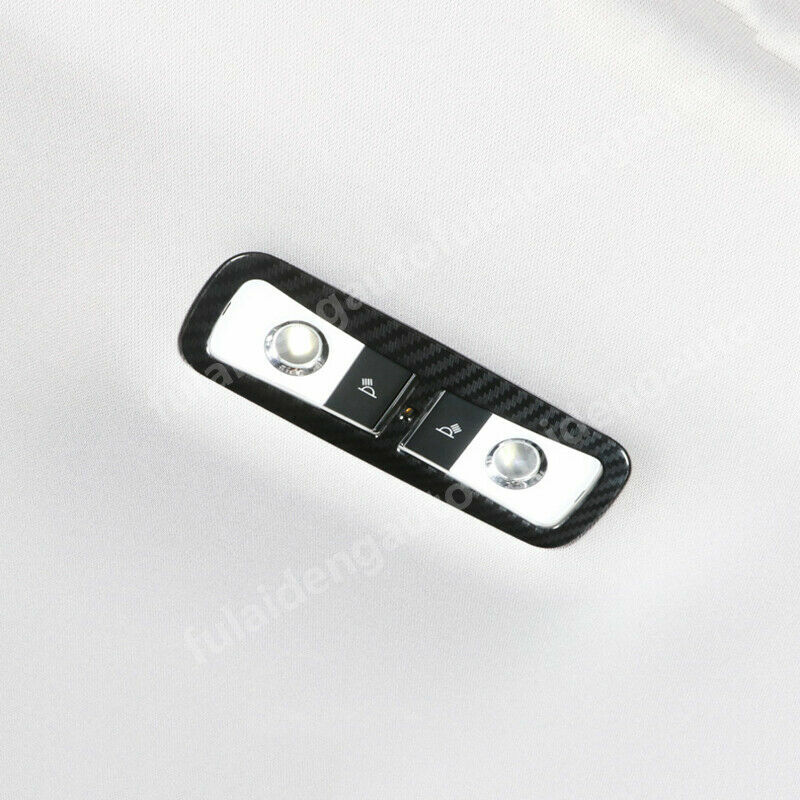 for Honda CR-V 2017-2022 Inner Carbon Fiber Reading Light Lamp Cover Frame Trim