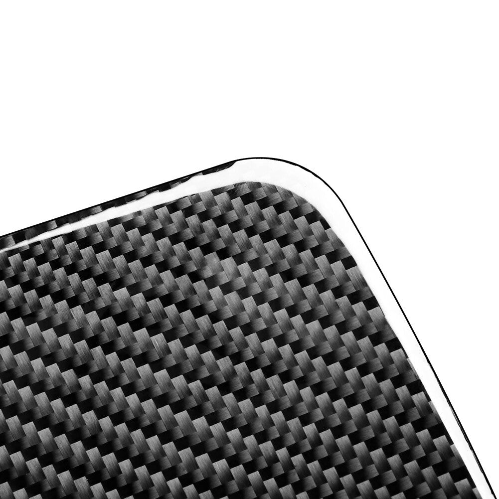 Carbon Fiber Inner Dashboard Storage Box Cover Trim for Toyota Tundra 2014-2021