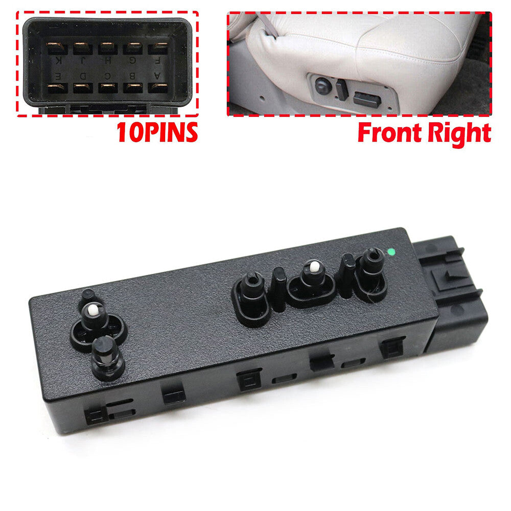 Right passenger side power for seat adjustment control switch 8-way, applicable to 12451498- n