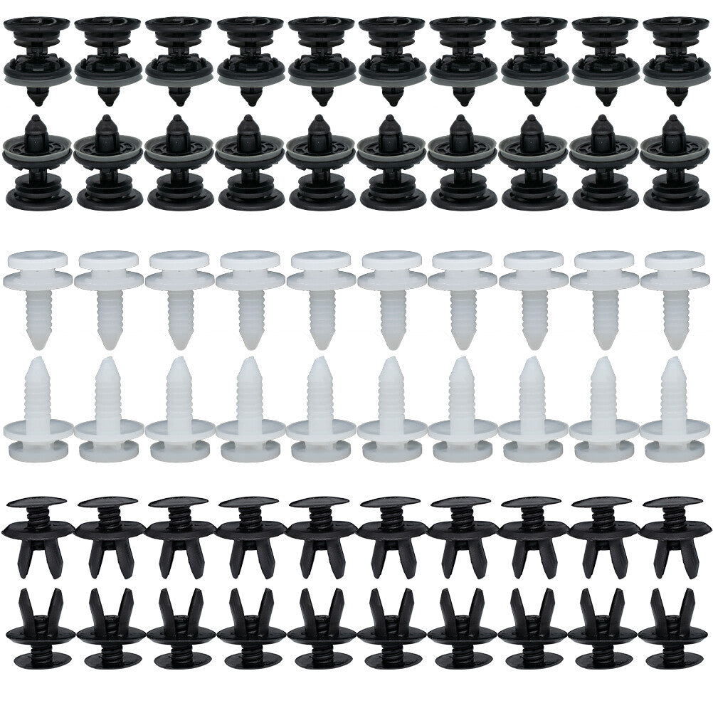120pcs Befestigung Clips 701867549 f¨¹r for VW Bus T4 T5 T6 Innenverkleidung Klips DE