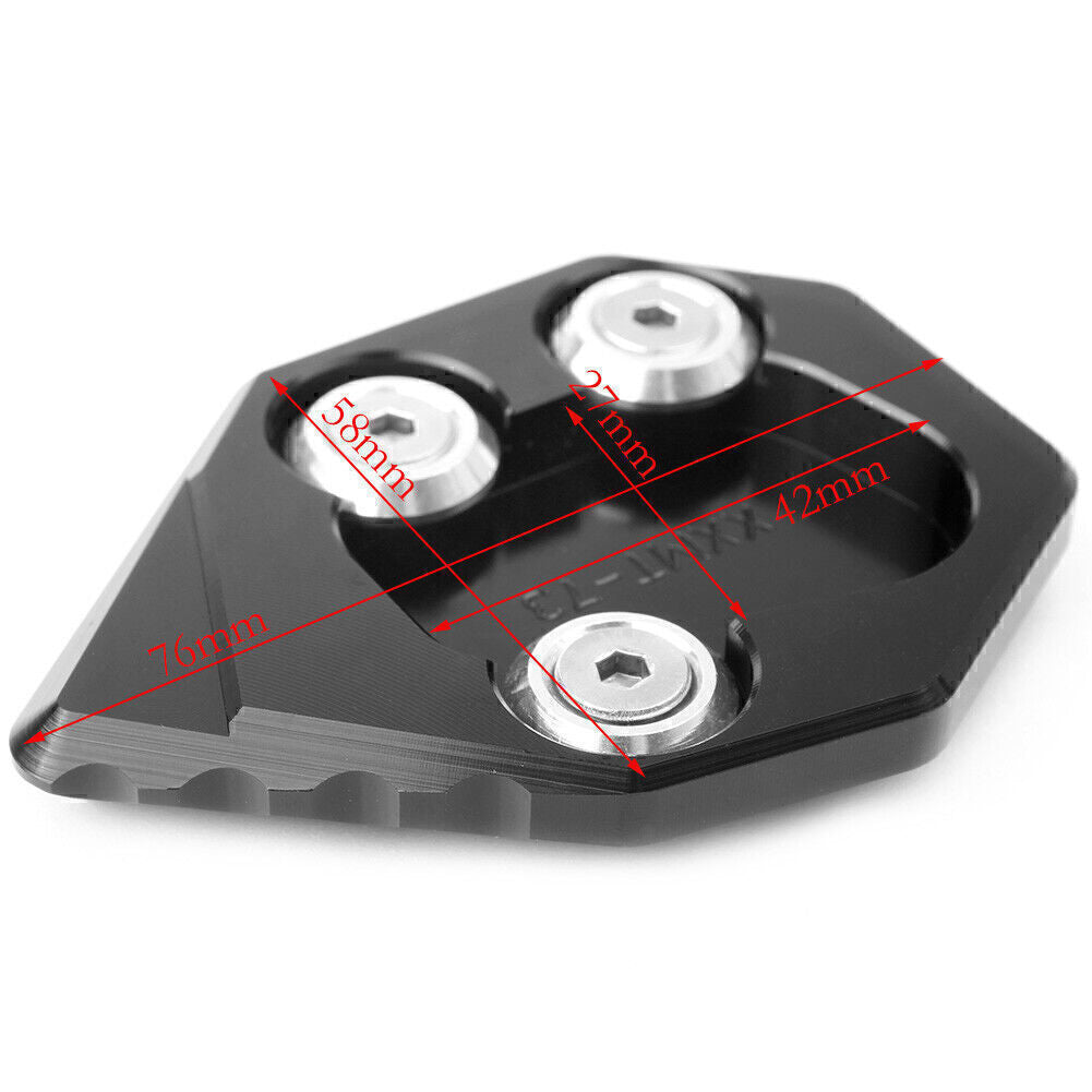 for BMW S1000RR 2015-2021 2016 Kickstand Enlarge Plate Side Stand Extension Pad Q