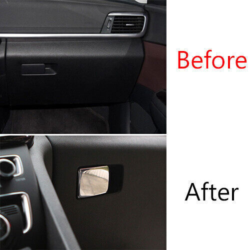 for Co -Pilot Storage Box Handle Sticker for Kia K5 Optima Pro 2016-2020 Silver Steel