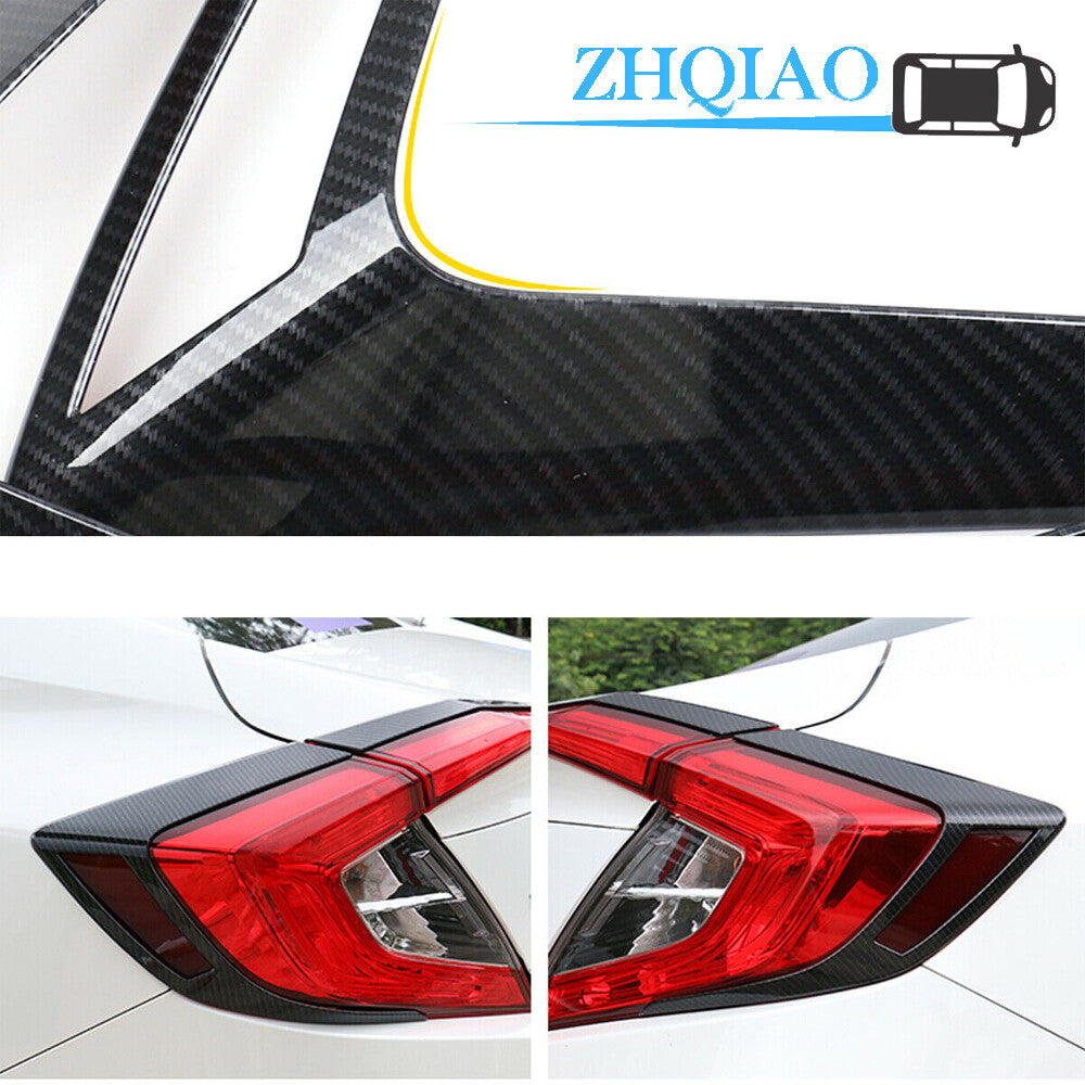 Rear Tail Light Lamp Frame Molding Cover Trim Fit for Honda for Civic 10th 2016-2019