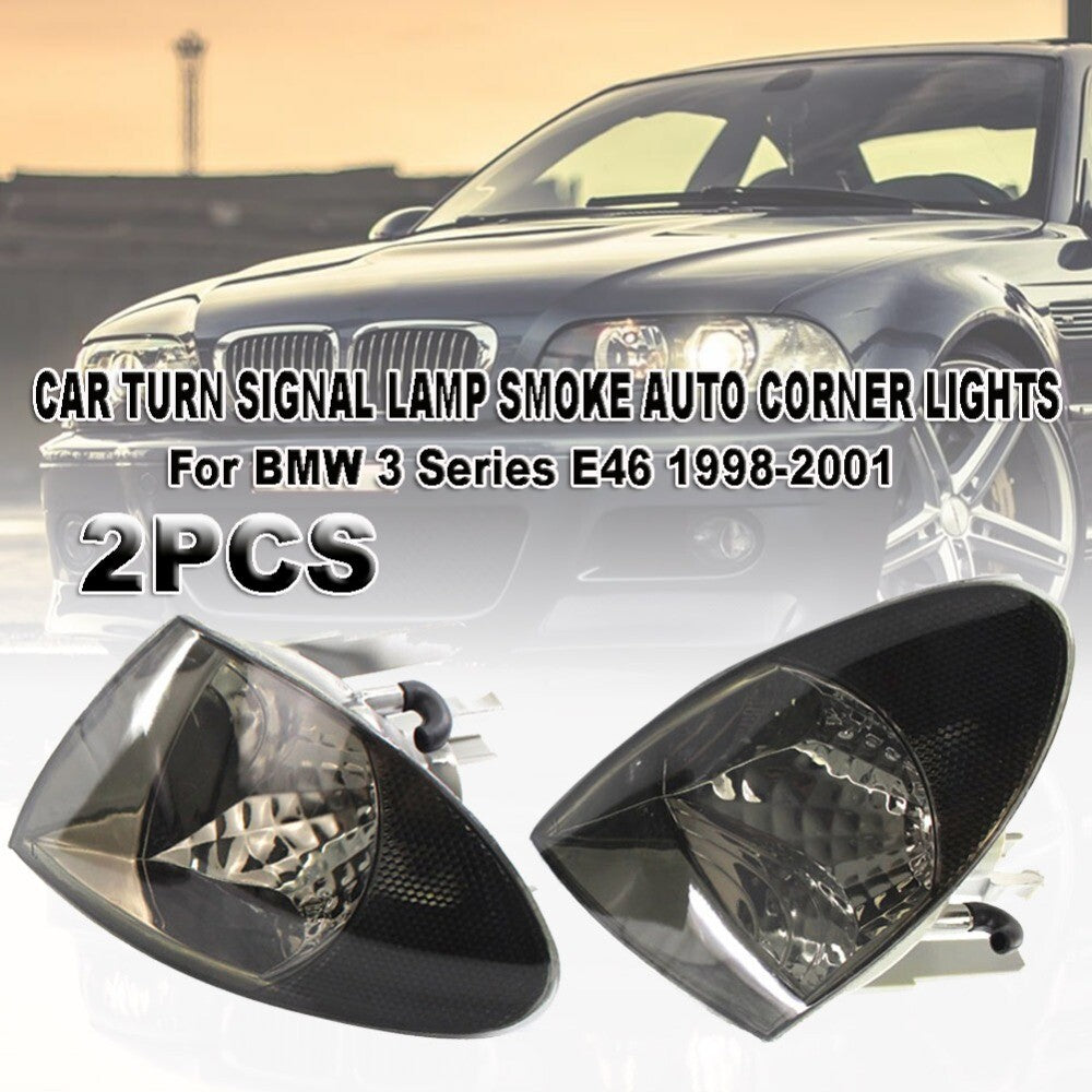 Turn Signal Corner Light Lamp Left + Right for BMW 3 Series E46 Sedan 1999-2001 Q