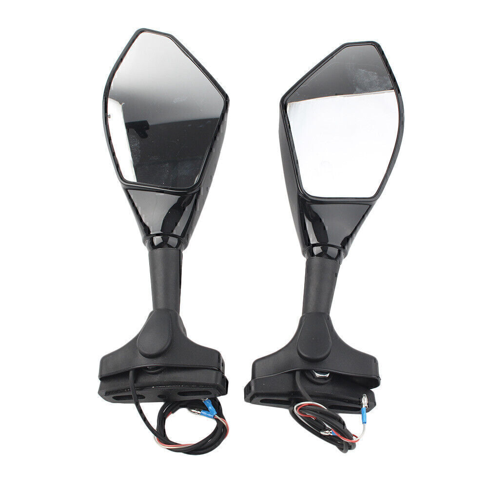 Rearview Mirror With LED Turn Signal fit for Honda for Yamaha for Suzuki Motorcycle Q