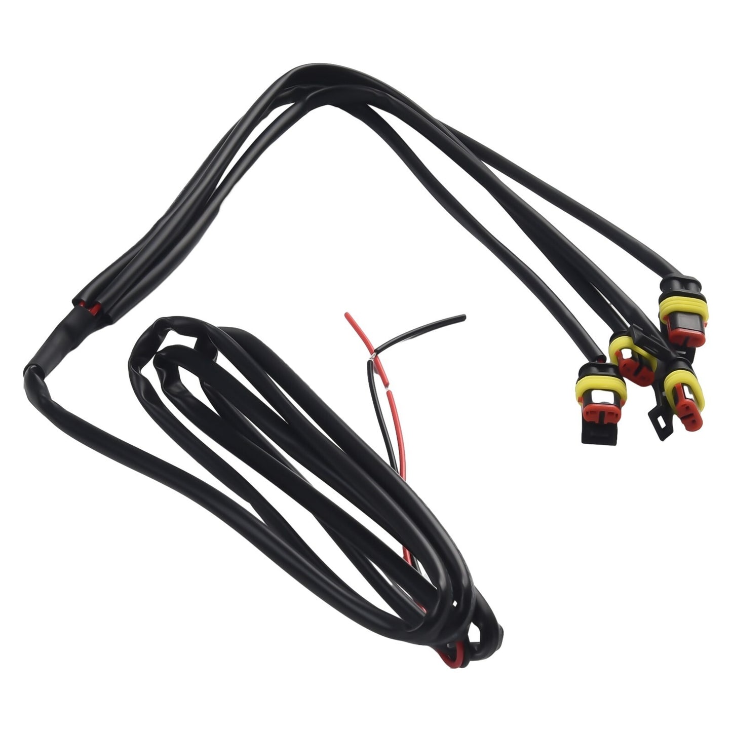 Suitable for Jeep Grand 2003-2021, front grille LED lights, -style barbecue grill (4 pieces)