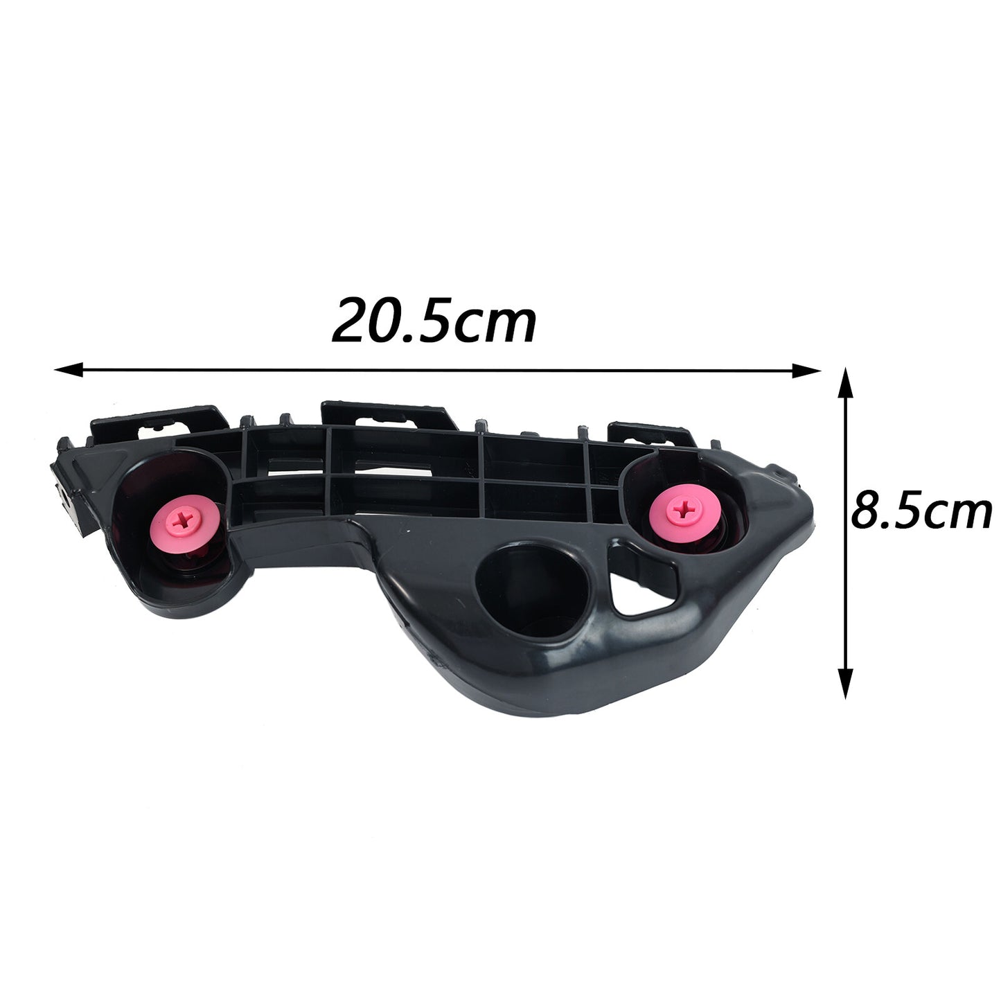 2x Bumper Bracket 52535-06210 for Toyota for Camry Driver Passenger Side LH RH Black