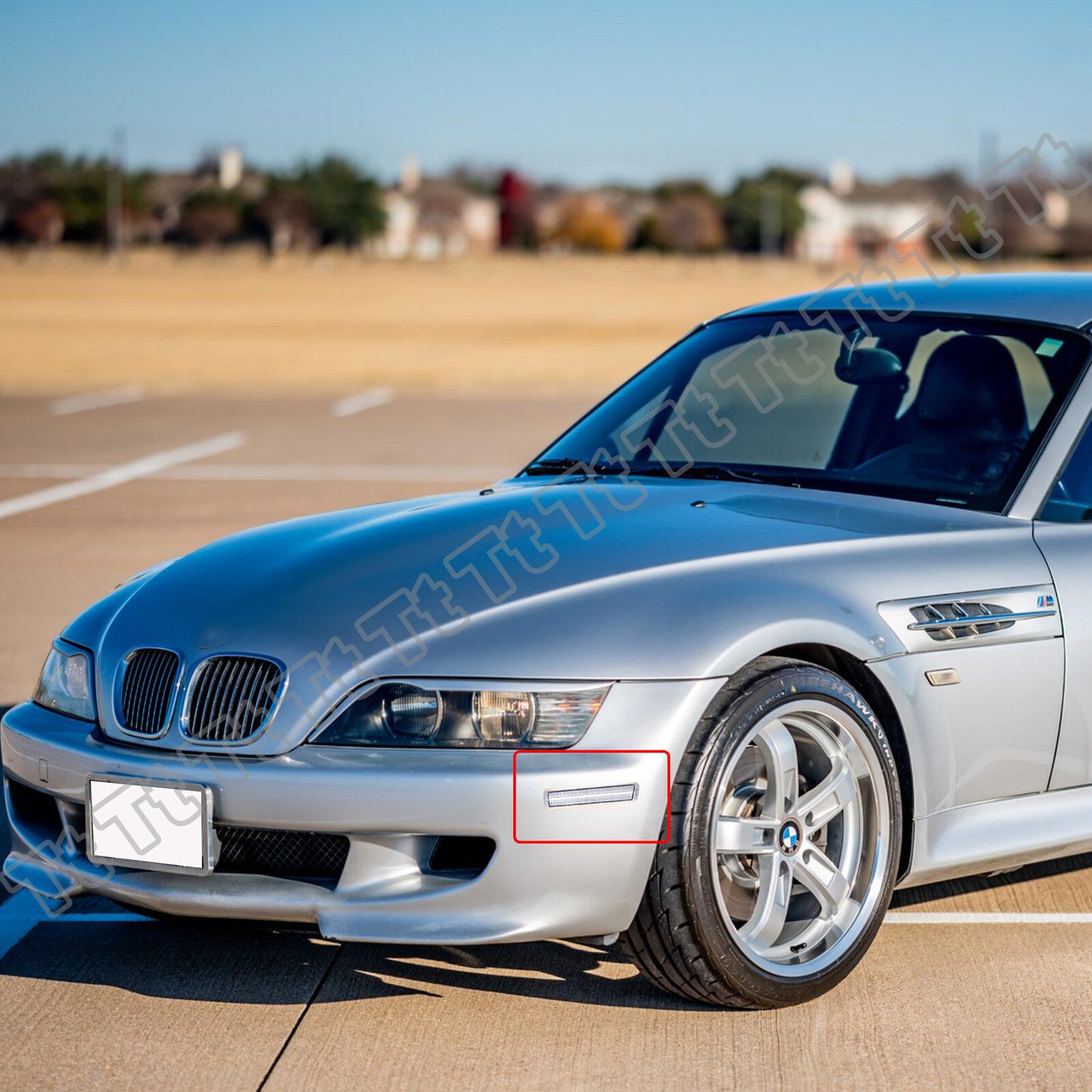 Suitable for 1996-2002 Z3 M Coupe Roadster white LED front bumper side marker light- v