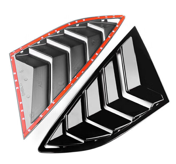 for Audi A5 S5 RS5 2017-2023 Glossy Black Side Vent Scoop Window Louver Shutter