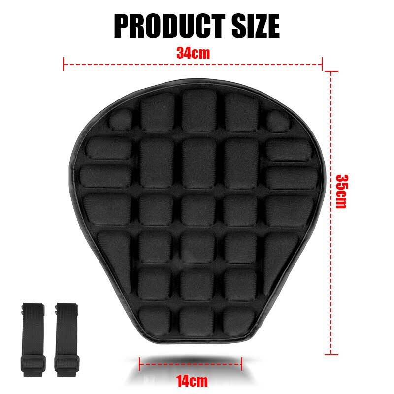 Motorcycle 3D Comfort for Seat Cushion Pillow Pad Pressure Relief Cover Universal