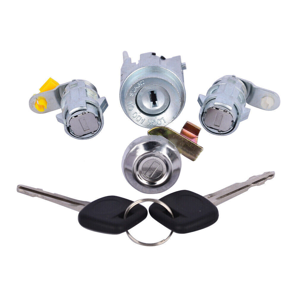 Ignition Door Lock Cylinder Keys Set for Toyota Hilux RN85 LN106 1988 - 1997
