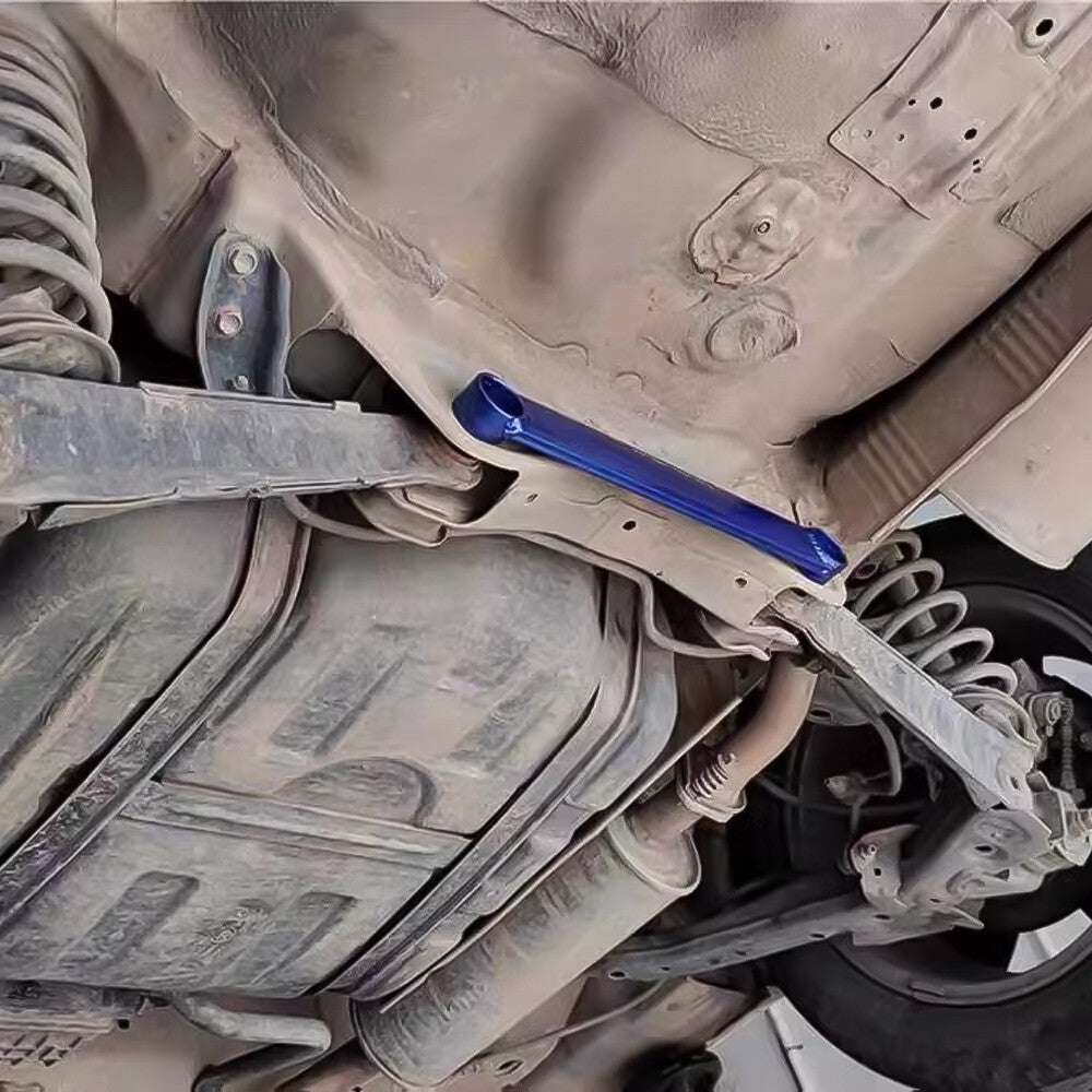 Front + Rear Lower Cross Brace Strut Bar for Honda for Civic 2006-11 2DR/4DR FG1 FG2
