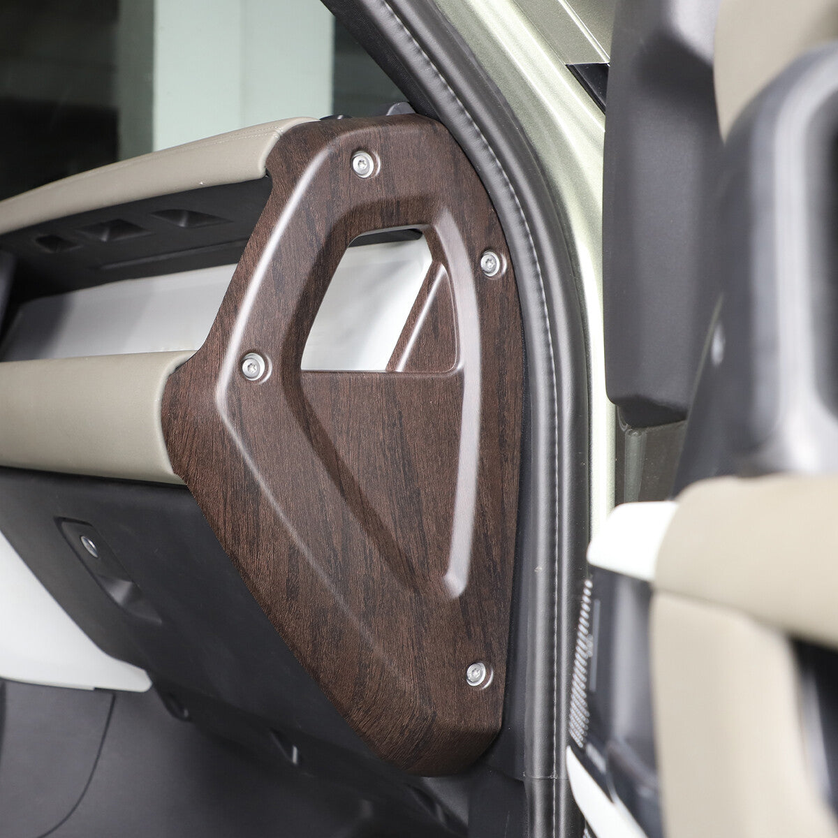 for Land Rover for Defender 20-23 Oak Grain Both Sides of Instrument Panel Car Trim