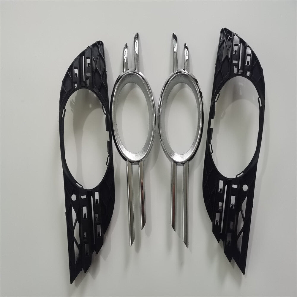 Set of 4PCS L+R Front Fog Light Trim Cover for Mercedes Benz W211 E350 E550