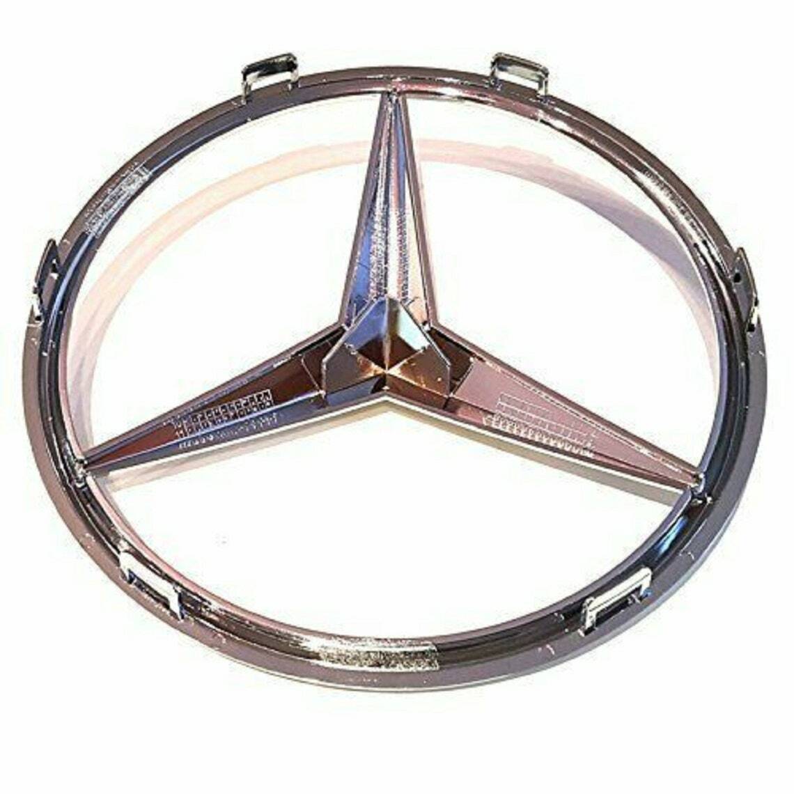 Chrome radiator grill badge star badge for Mercedes R ML CL C class 186 mm