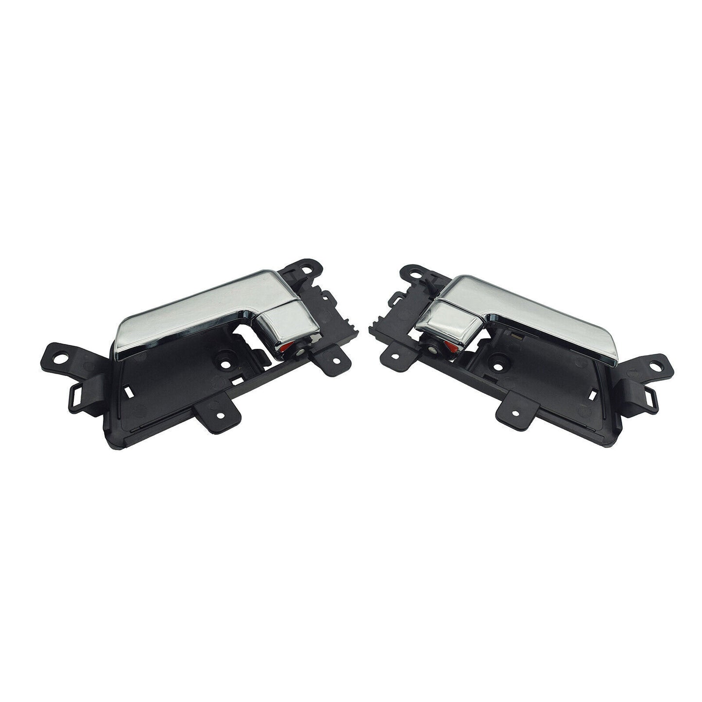 for Kia Borrego 2009-2011 Left Right Interior Door Handles Chrome Pair NEW 2X