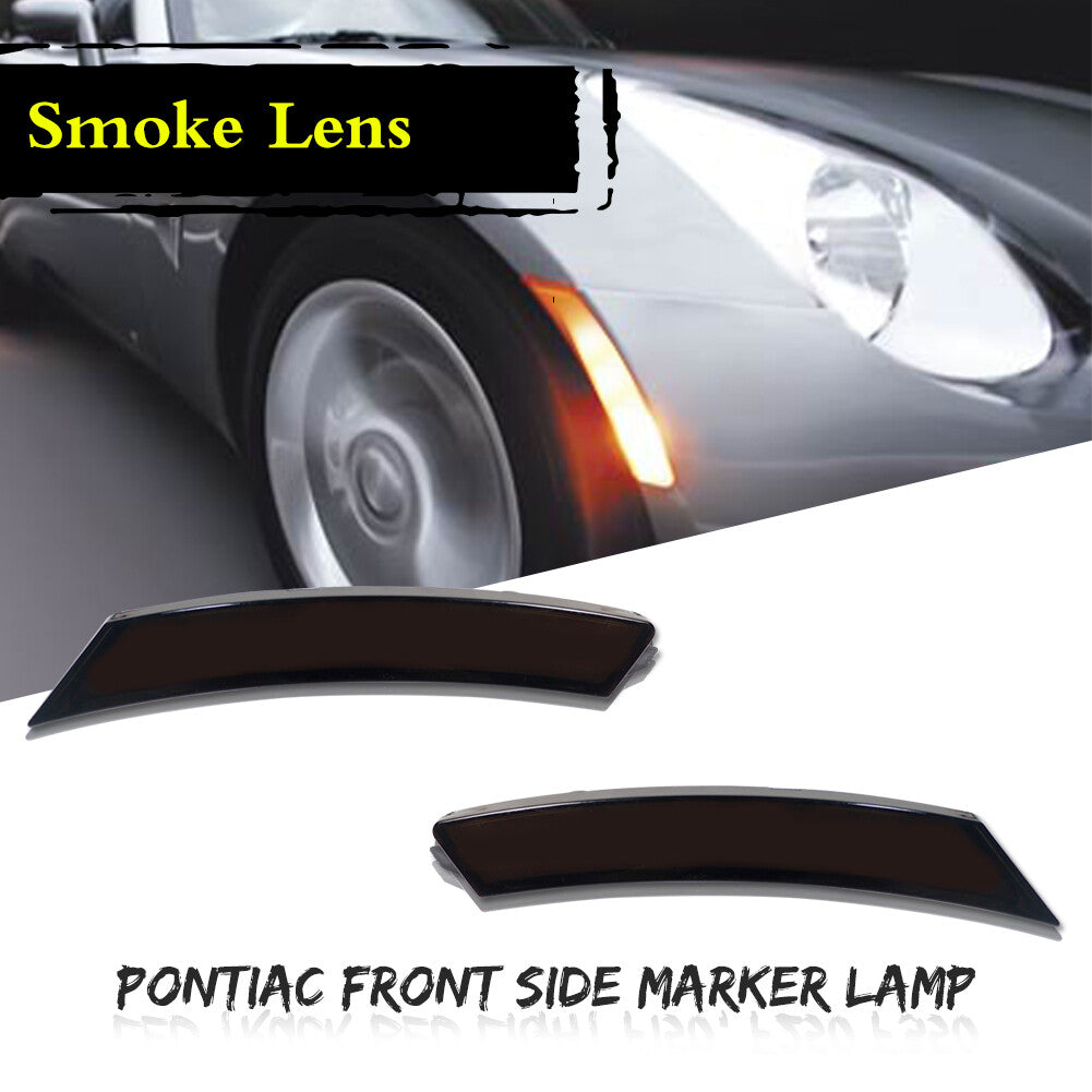 Smoked amber LED front marker light suitable for 06-10 for Pontiac Solstice& for Saturn Sky- v
