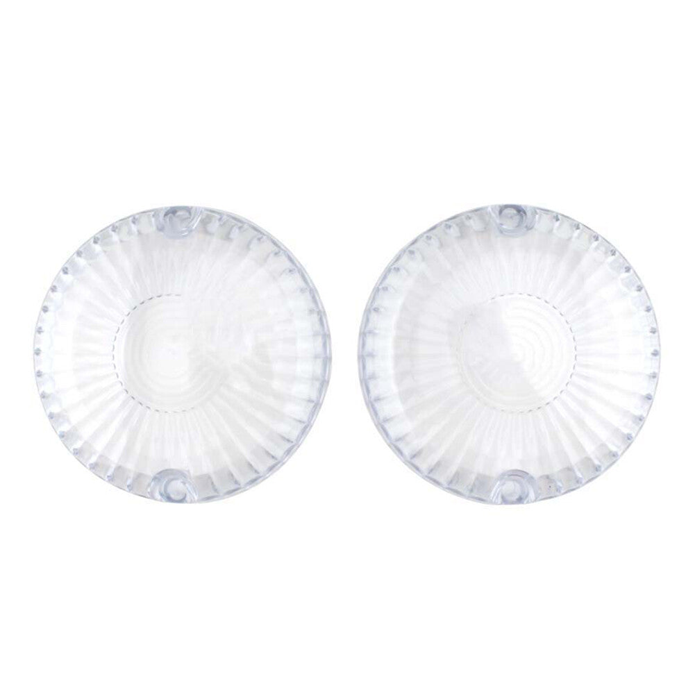 Pair Turn Signal Light Lamp Lens Cover Fit for Yamaha V Star 650 1100 Vmax Clear