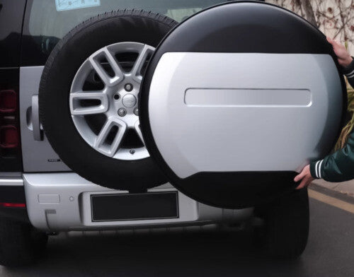 for Land Rover for Defender 2020-2023 Cover Spare Tire Black Silver Tailgate Trunk
