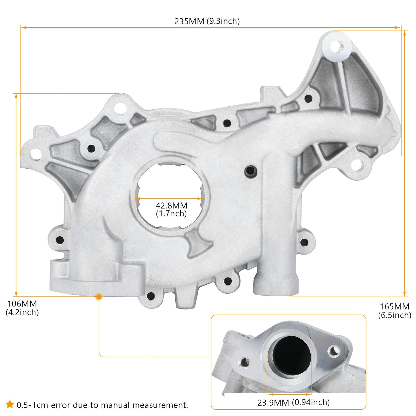 For Engine Oil Pump M390HV High Volume for 2007-2020 for Ford 3.5L 3.7L