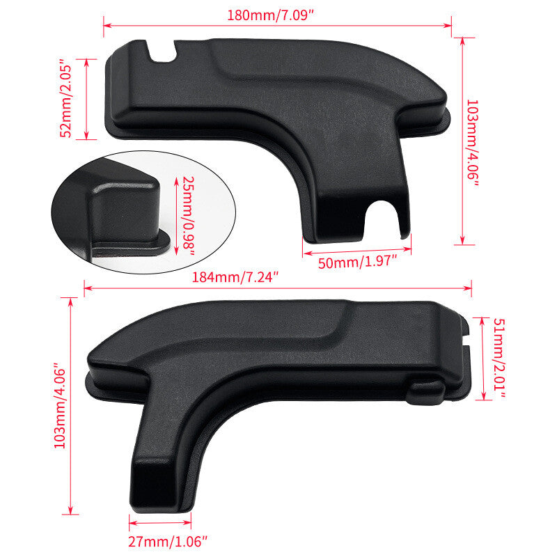 Rear Defogger Cable Cover Accessories for 2018-2024 for Jeep for Wrangler JL JLU 4XE