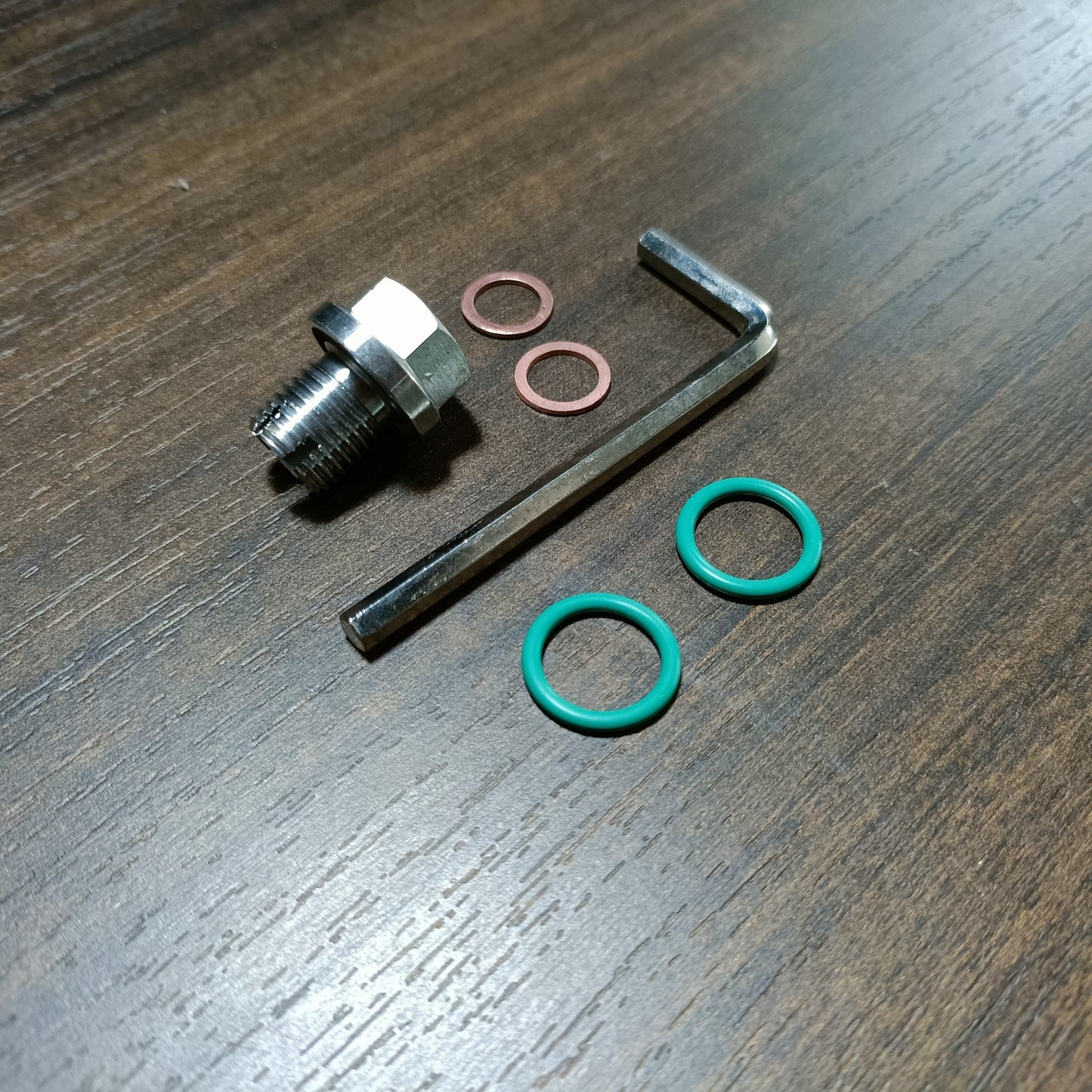 M14.1X1.5 Oil Drain Plug Self Tapping Oil Pan Thread Repair Kit with O-Ring Q