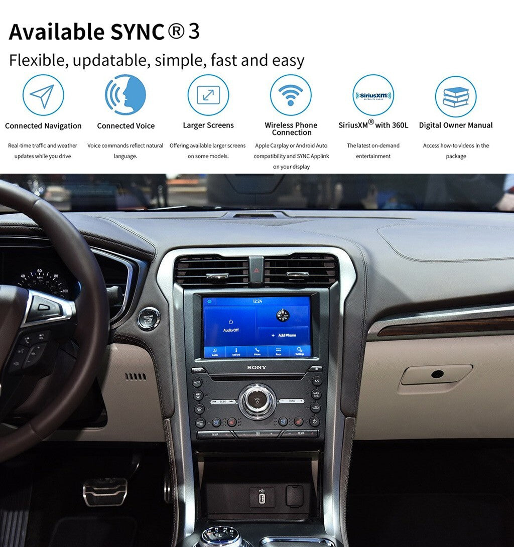 for FORD Fusion/Mendeo 2013-2019 4 SYNC1 TO SYNC3 8 UPGRADE KITS CONVERSION