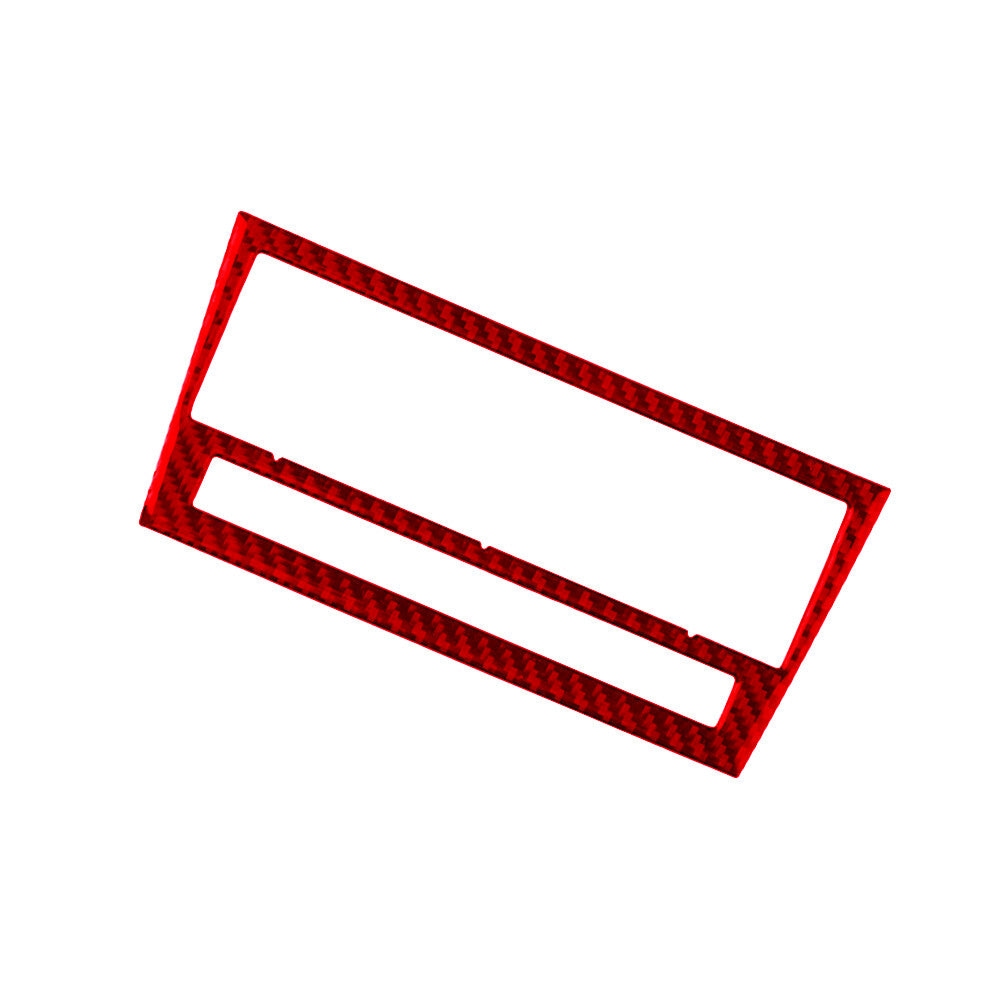 2Pcs Red Carbon Fiber Door Panel Strips Cover Trim For 718 2016-2022 v