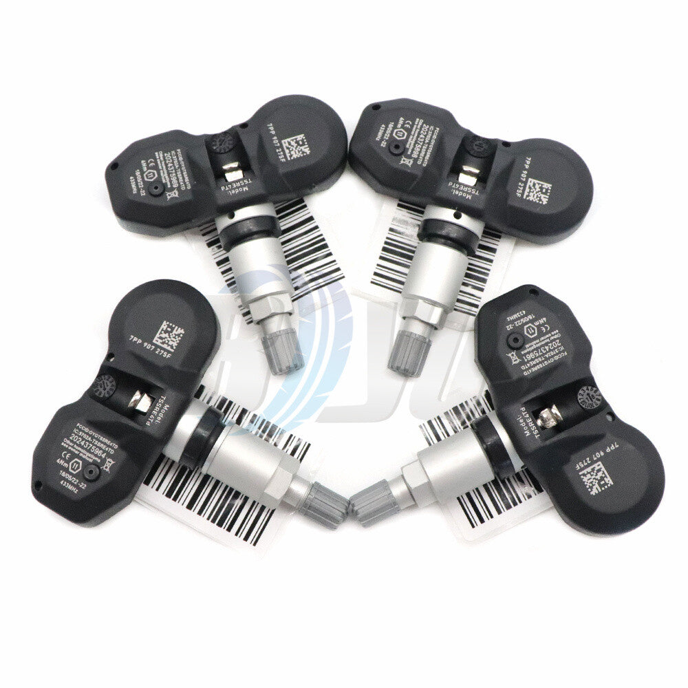 TPMS Tire Pressure Sensor 433MHZ for Audi A4 A6 for A8 Q7 R8 for VW 4pcs 7PP907275F