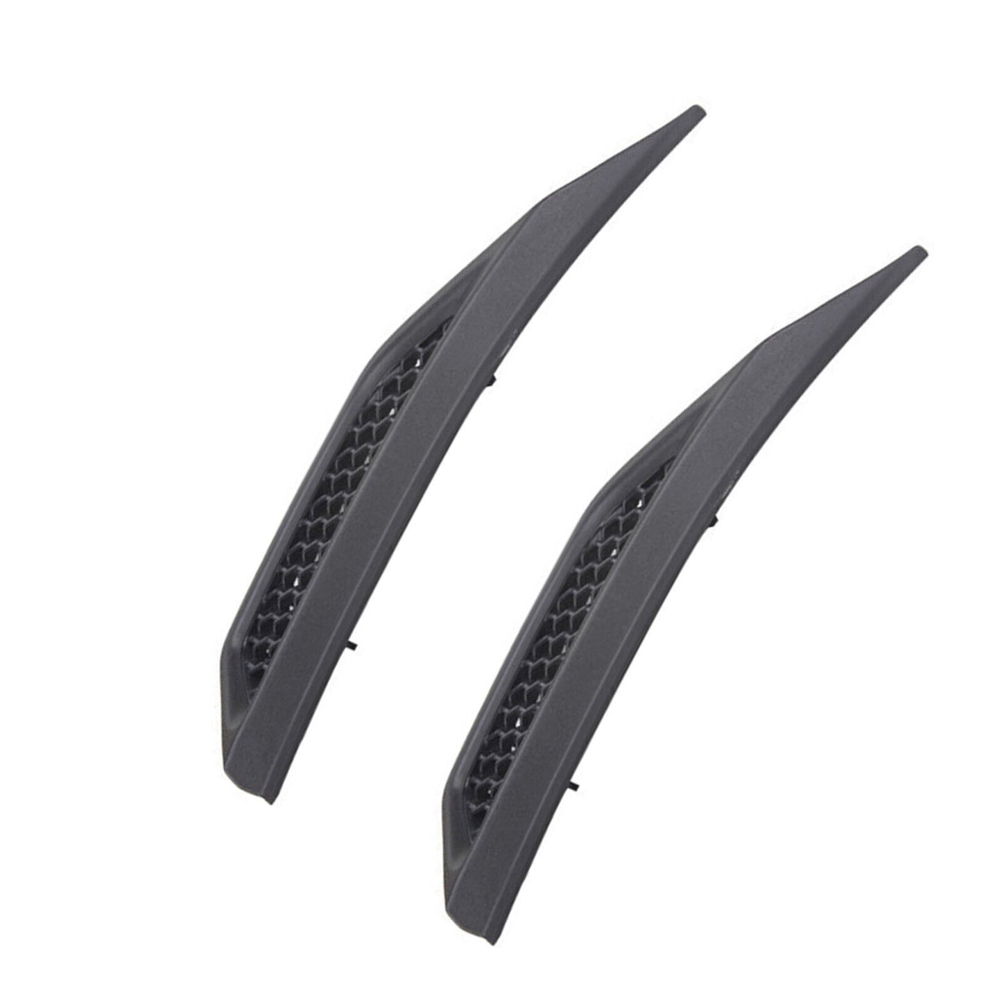 Fender Air Vent Side Marker Outlet Bezel for Jeep for Wrangler JL 2018-2022 Black