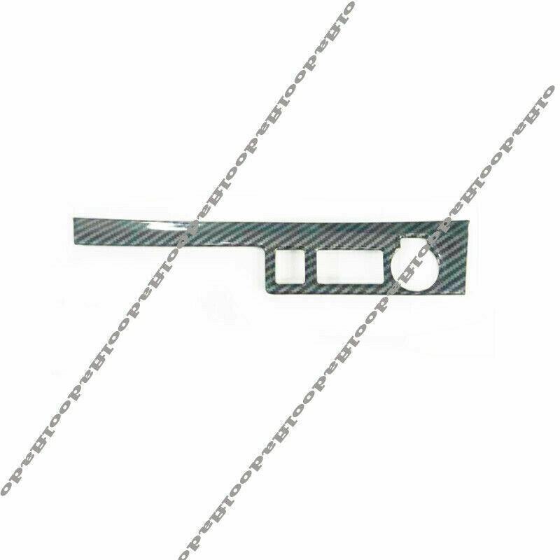 Carbon Fiber Inner Cigarette Lighter Cover Trim for toyota Highlander 2020-2023