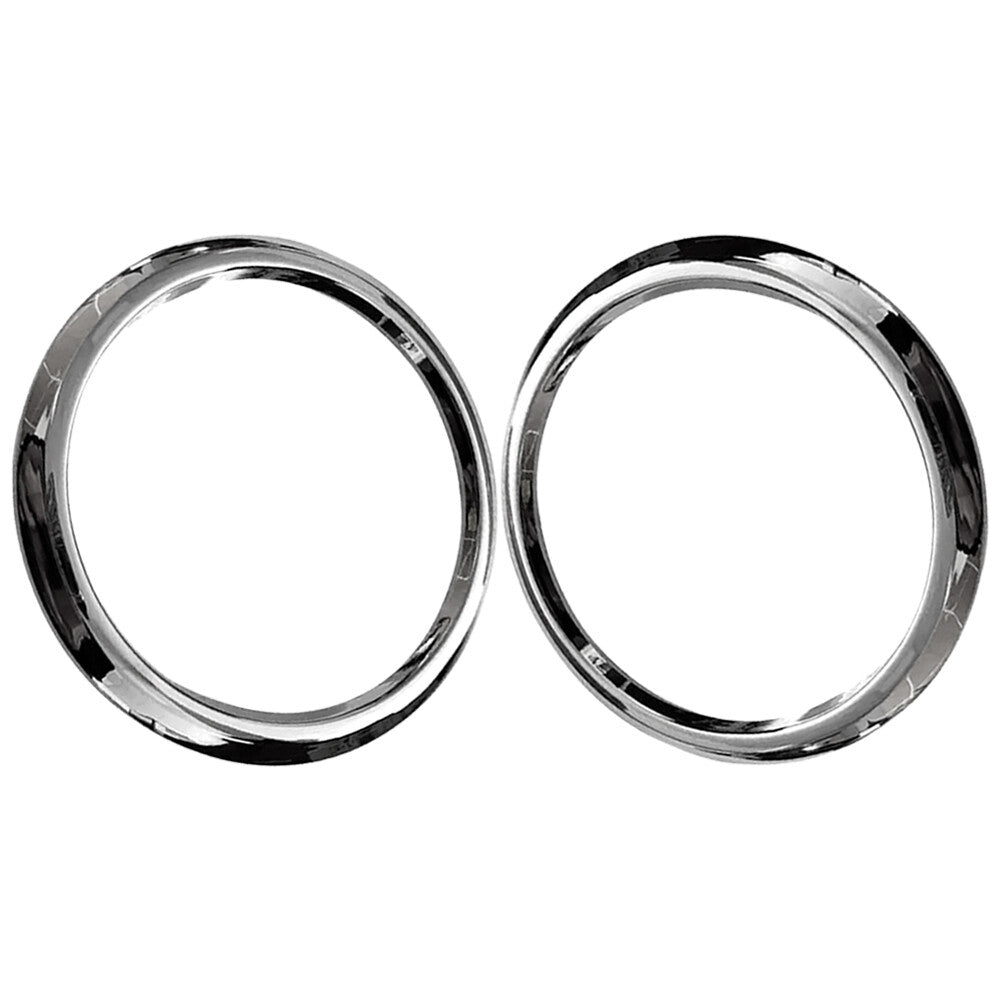 2Pcs Chrome Fog Lamp Frame Replacement 670065940 Fit For Levante 2018 2019 2020