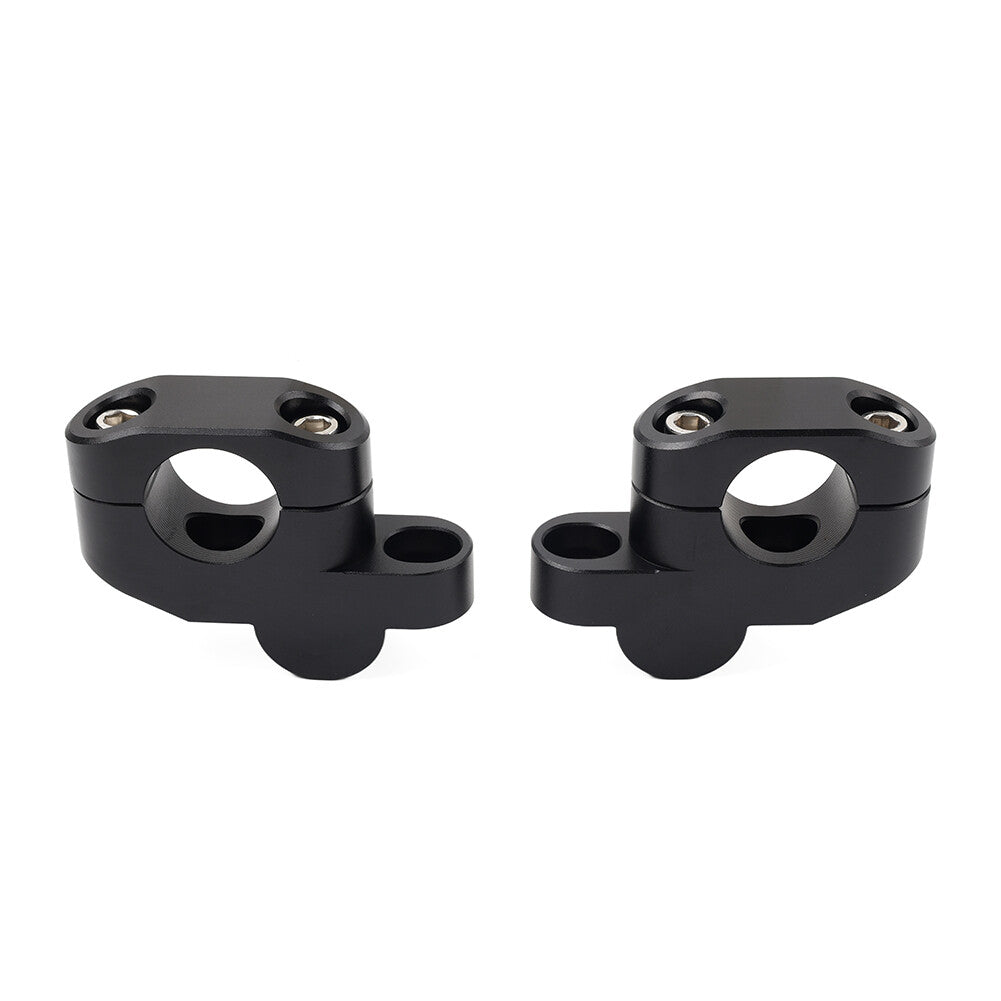 1 25mm Offset Handlebar Clamp Mount Riser Black Fit for Suzuki for Yamaha for Kawasaki Q
