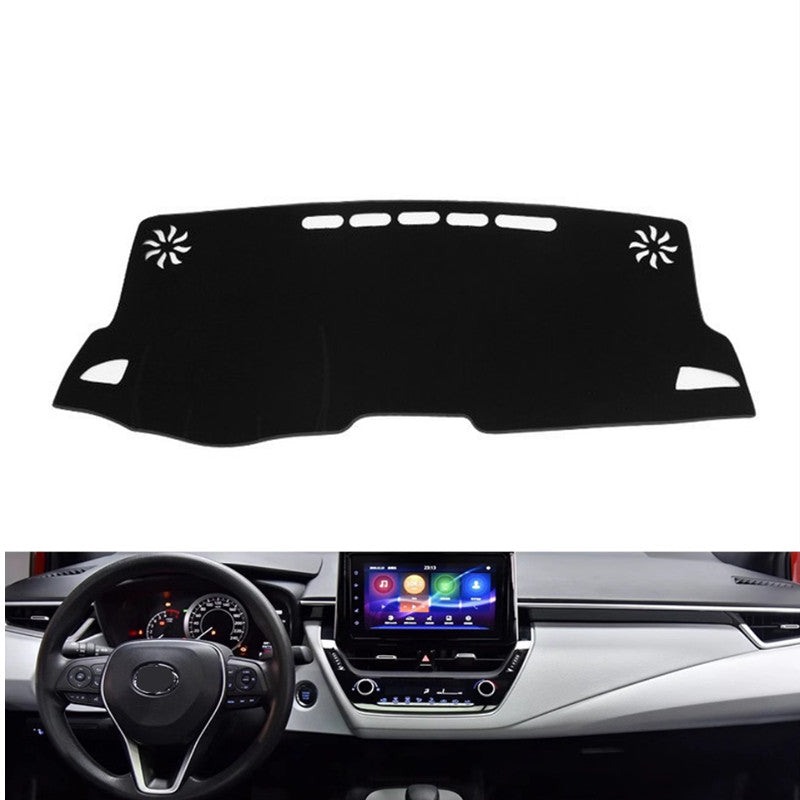 Black Dashboard Dash Mat DashMat Sun Cover for Corolla Cross 2022-2024 v