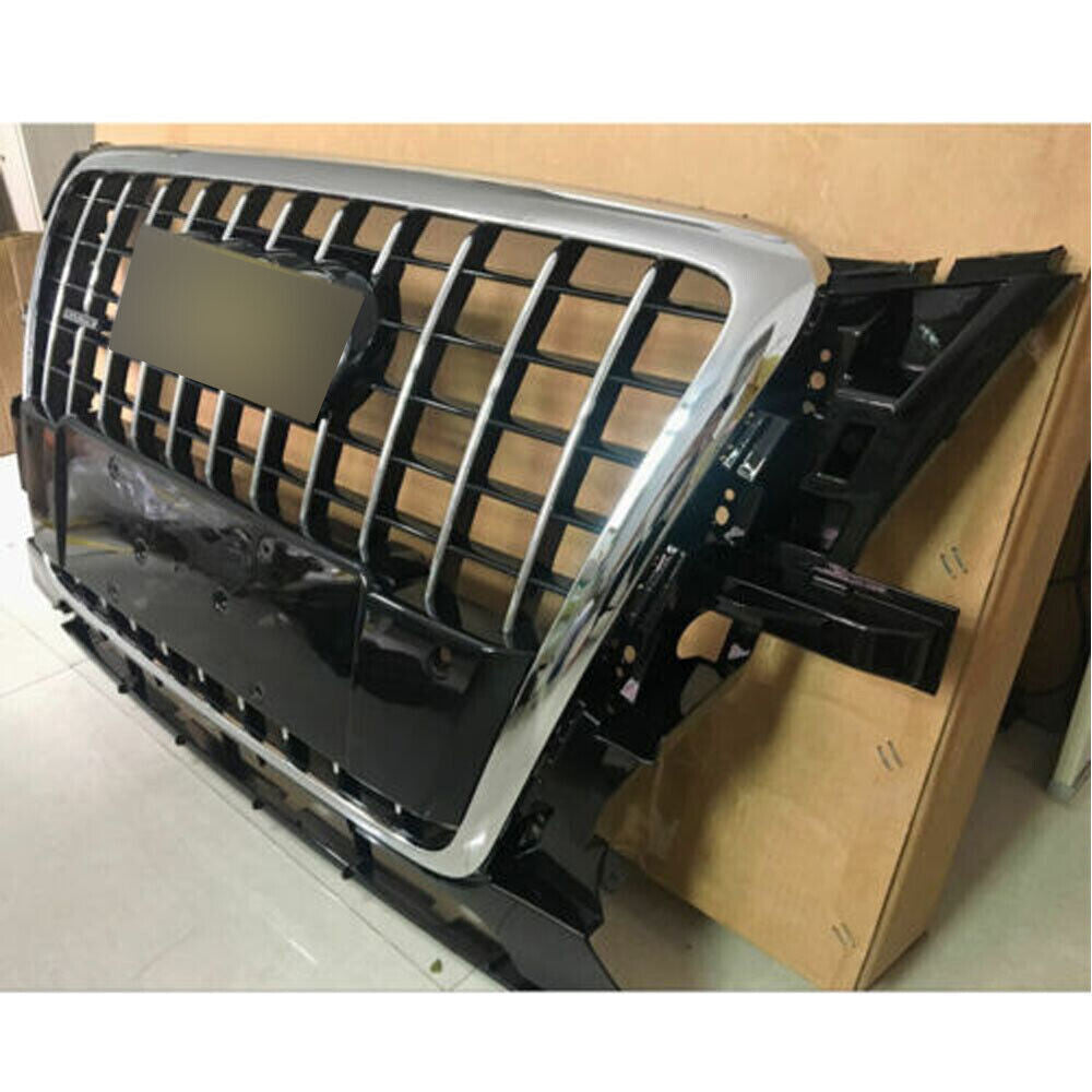 for Audi Q5 Sport Type 2009 2010 2011 2012 Front Bumper Grille Mesh Grill Silver