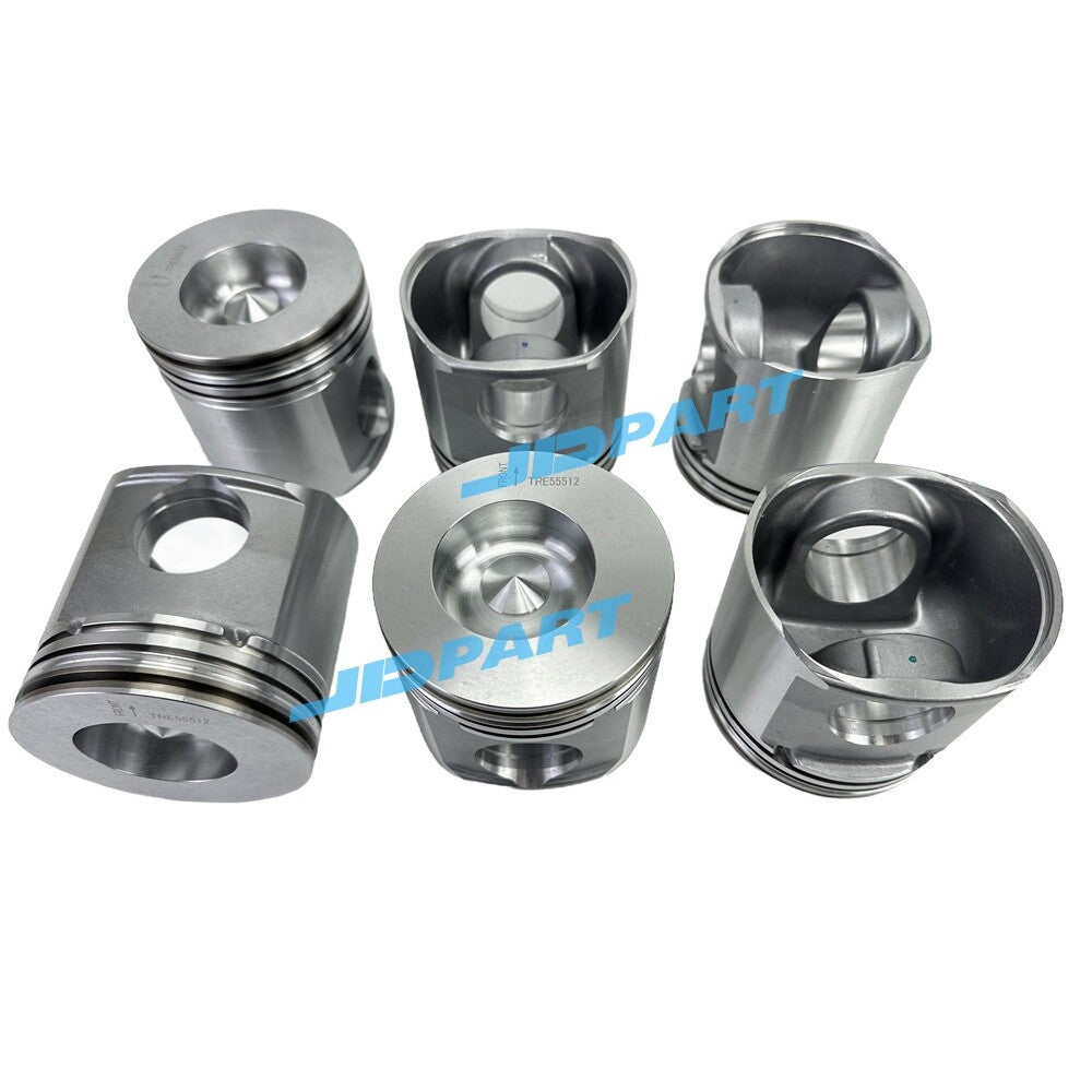 Piston kit compatible with John 6068 engine parts repair and replacement -
