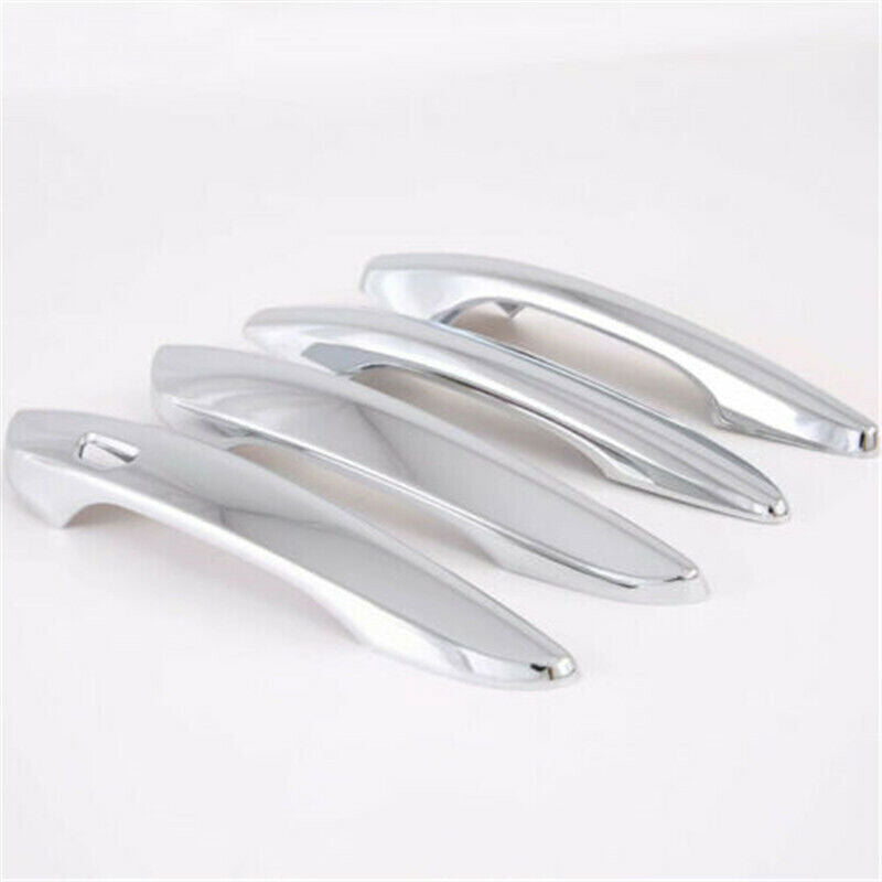 4P ABS Chrome Side Exterior Door Handle Molding Cover Trim for Mazda CX-50 23-25