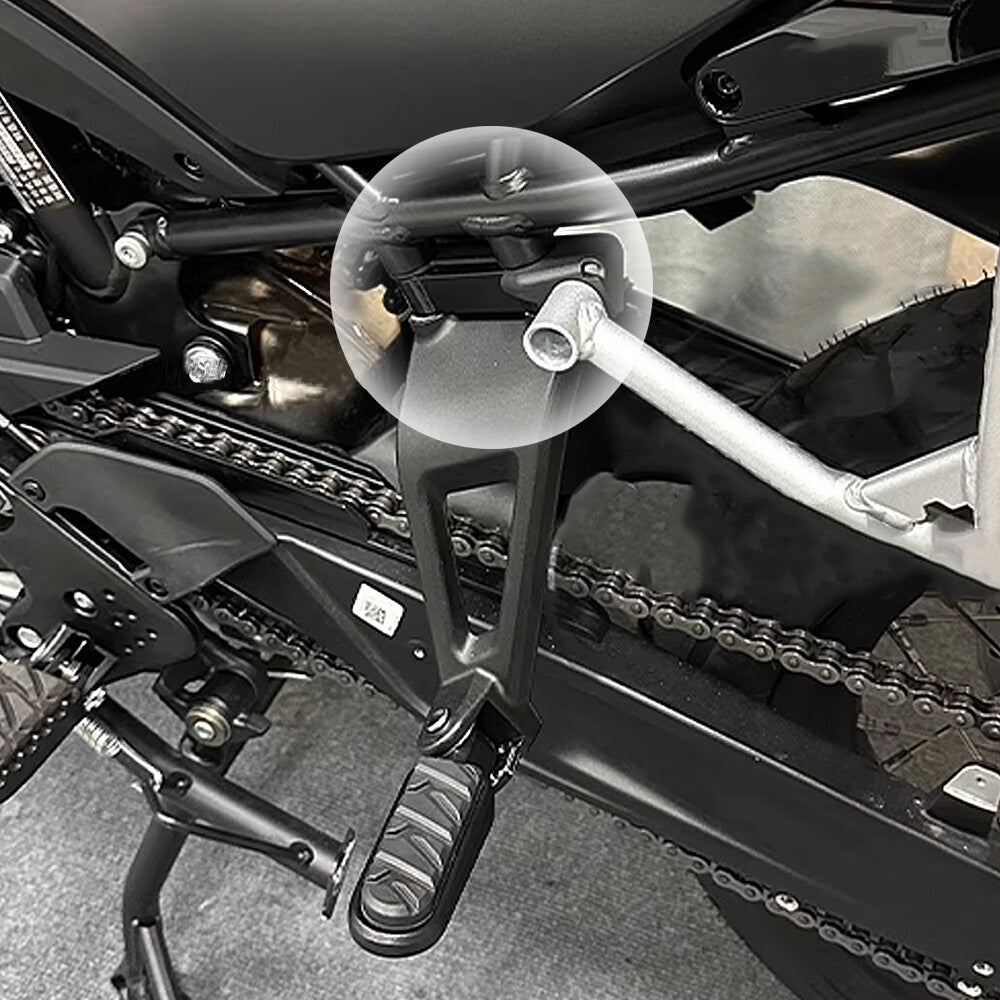For CFMOTO 800MT Rear Footrests for Seat Passenger Pedals Lowering 20mm Bracket Kits