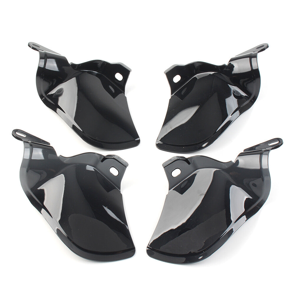 Reflective Smoke Saddle Shield Air Heat Deflector for Harley Softail 2018-23