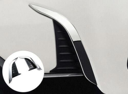 for Toyota for Corolla Cross 22-24 SilverBlack Front Fog Light Lamp Side Panel Trim