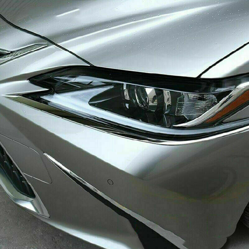for Lexus ES350/300H 2019-2022 Black Front Headlight Eyebrow Eyelid Strips Trim
